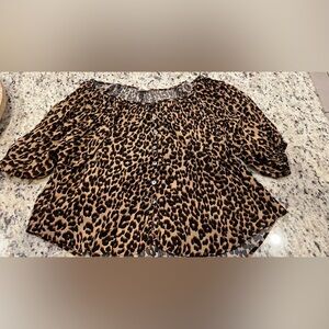 Be Together Cheetah Print blouse